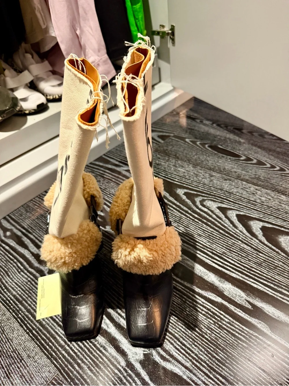 Off White boots new with tags